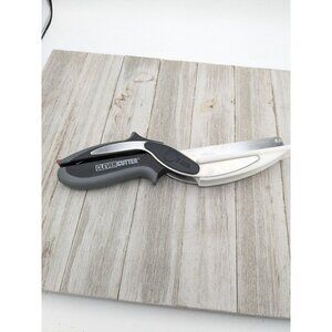Clever Cutter 2-In-1 Knife & Cutting Board Stainless Steel Blade